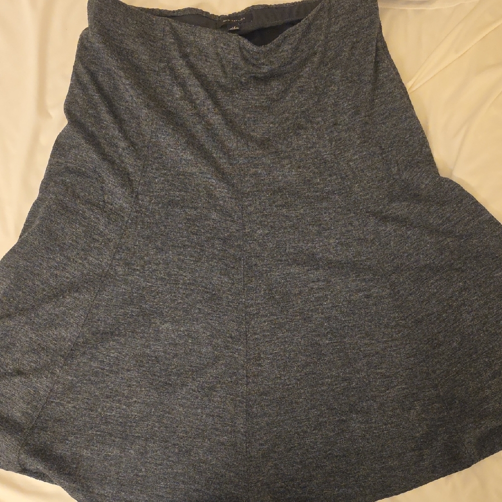 Gray A-Line Skirt Ann Taylor Size 12,